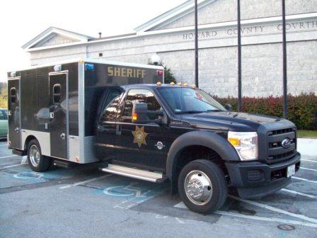 Image of prisoner transport truck