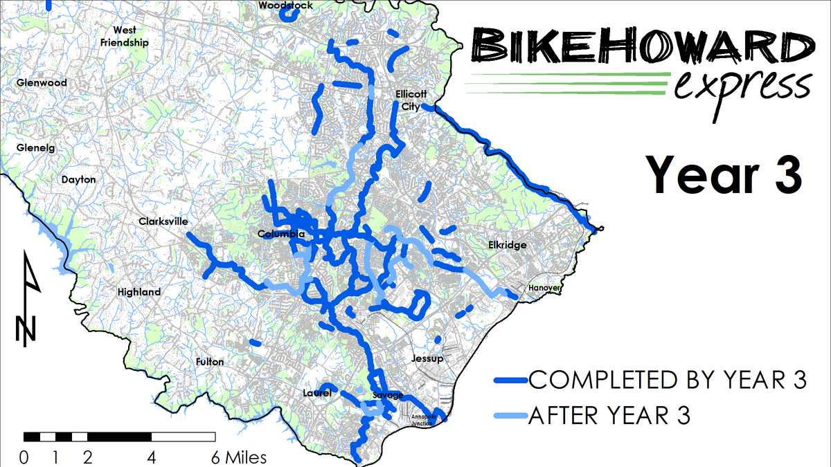 Bike Howard Map Phase 3