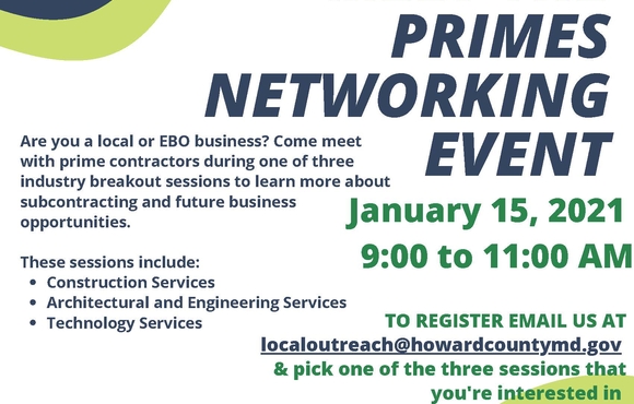 Primes Networking Event Flyer