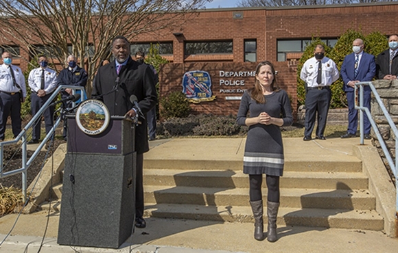 Ellicott City Man Arrested for Arson News Conference