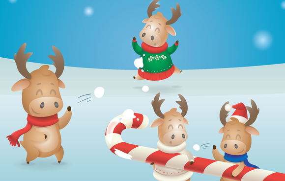 Reindeer games at Roger Cater website background