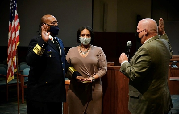 Fire Chief Winston Swearing In Ceremony