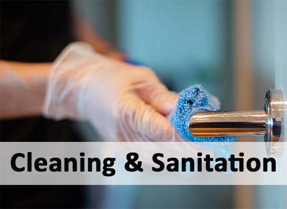 Cleaning & Sanitation COVID icon