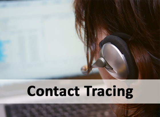Contact tracing COVID icon