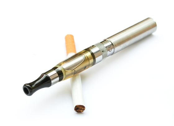 e-cigarette and cigarette