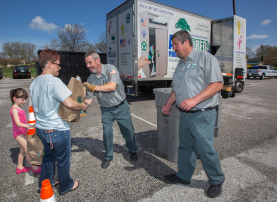 greenfest shredding event