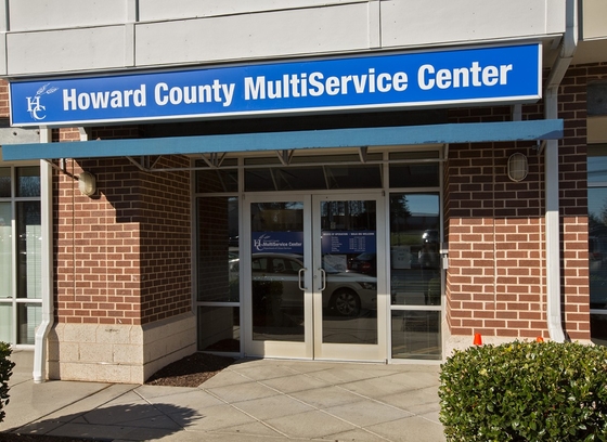 Front entrance of the MultiService Center