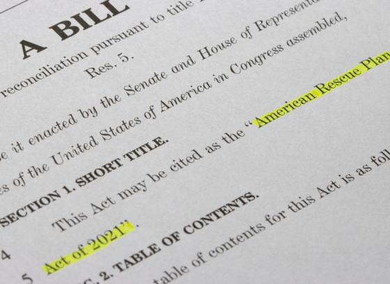 Picture of a bill.