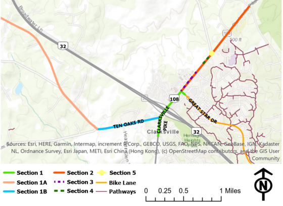 Clarksville Project Map