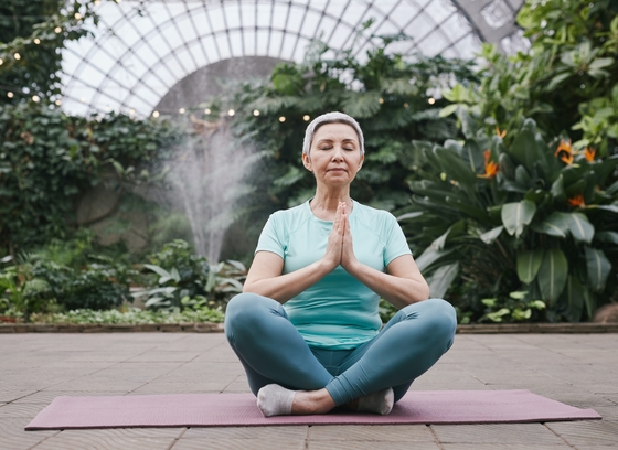 Woman meditation