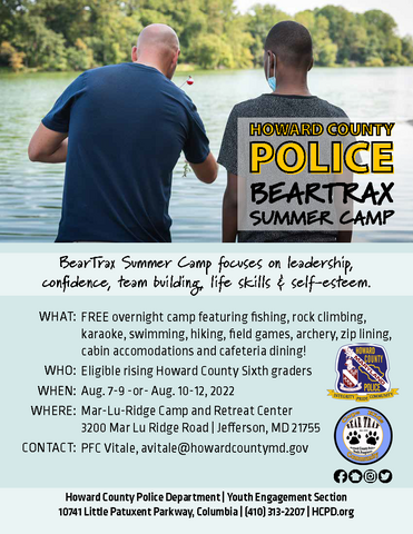 BearTrax Summer Camp Flier
