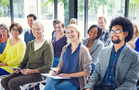 group of people at a seminar