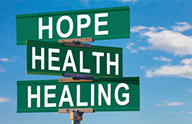 Hope Health Healing sign