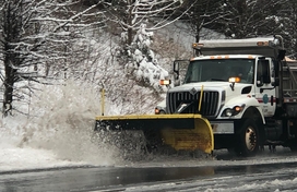 snow plow truck