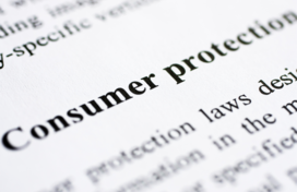 image of text that read consumer protection