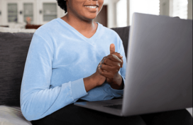 Woman on laptop